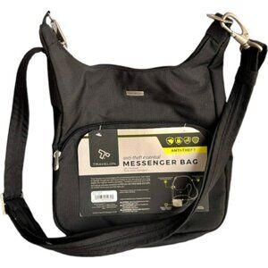 Travelon Anti-Theft Classic Essential Messenger Bag - Black - 9.75" x 11" x 2.5"
